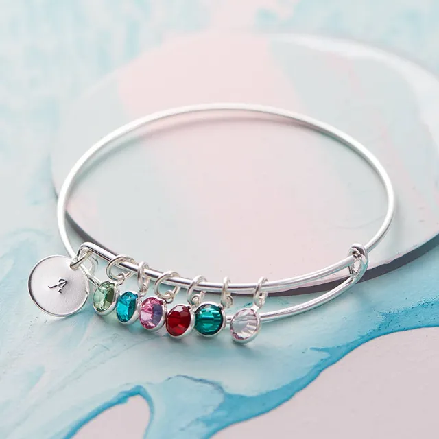Joy by Corrine Smith Family Bangle Armreif Gold Edelstein