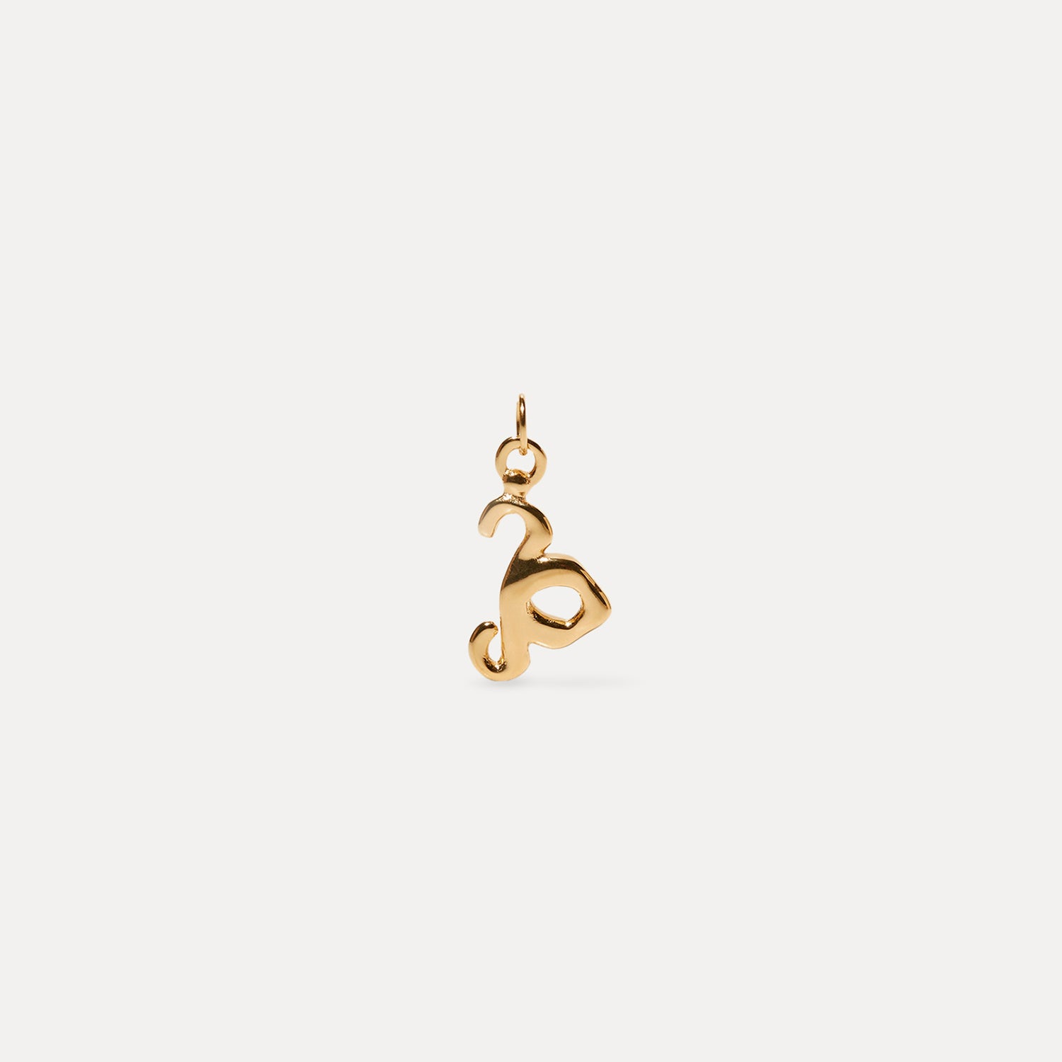 Stilnest Zodiac Charm Anhänger Widder Gold Vermeil Kette