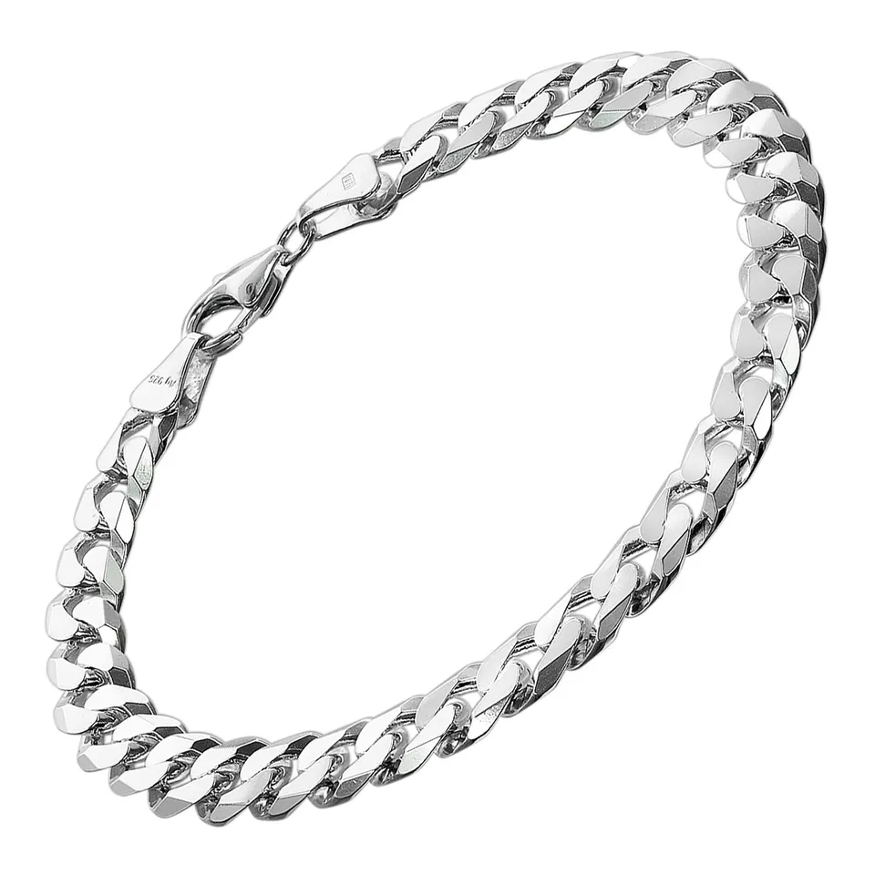 trendor 75138 Herren-Armband Silber 925 23 cm Panzer