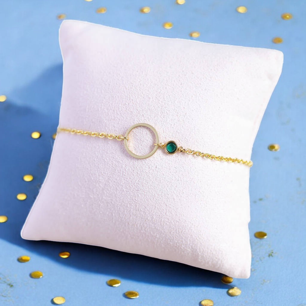 Joy by Corrine Smith Circle Armband Gold mit Geburtsstein