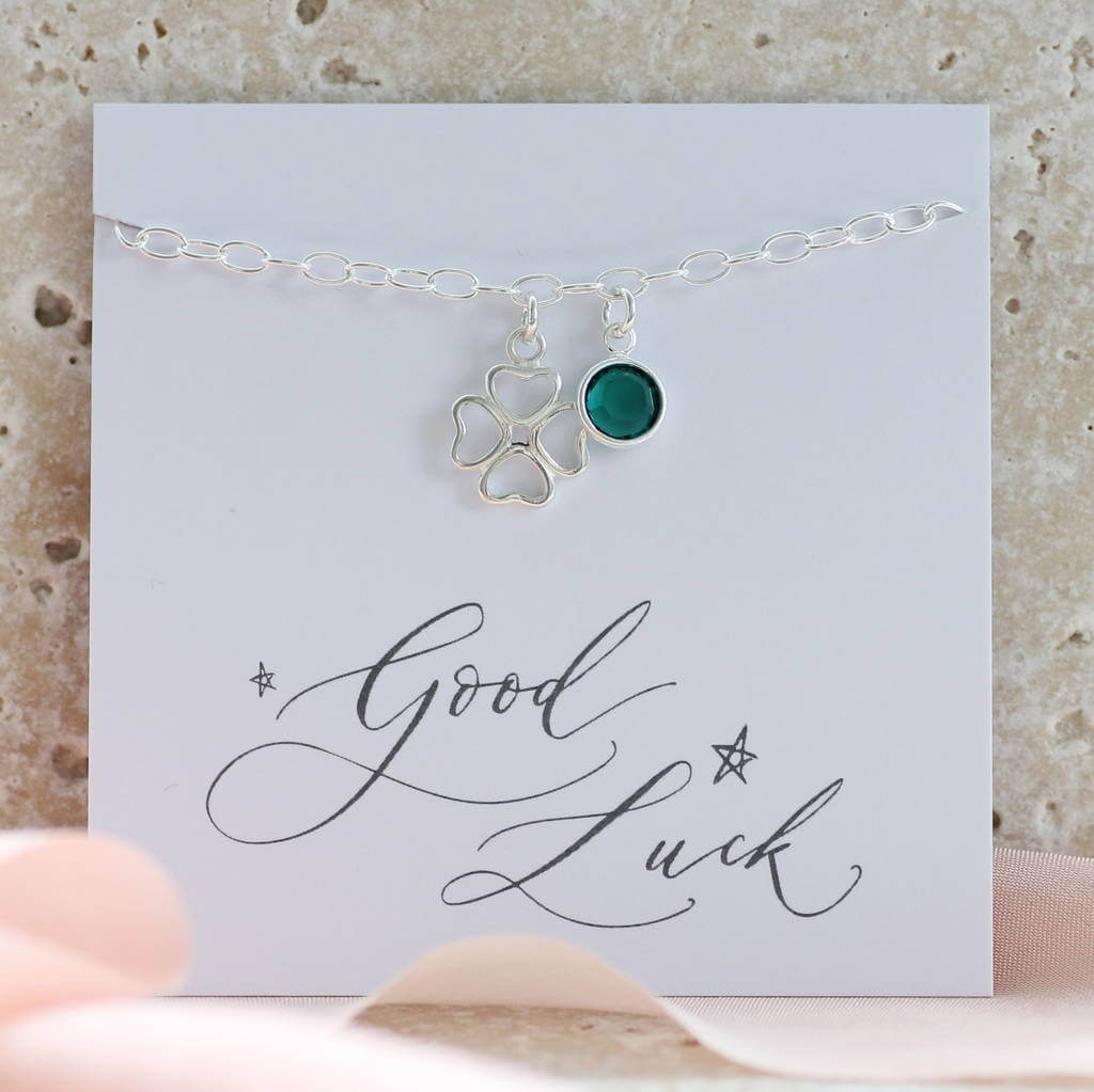 Joy by Corrine Smith Lucky Clover Armband Silber Kleeblatt