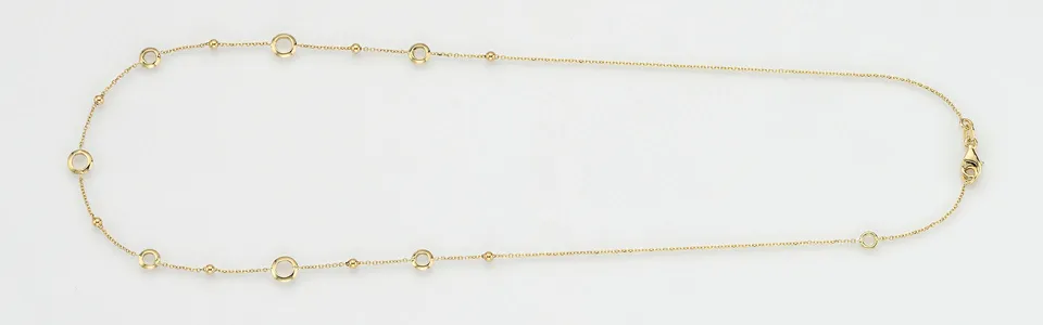 Eugen Rühle Colliers Collier mit Kugeln Halskette Gold 585