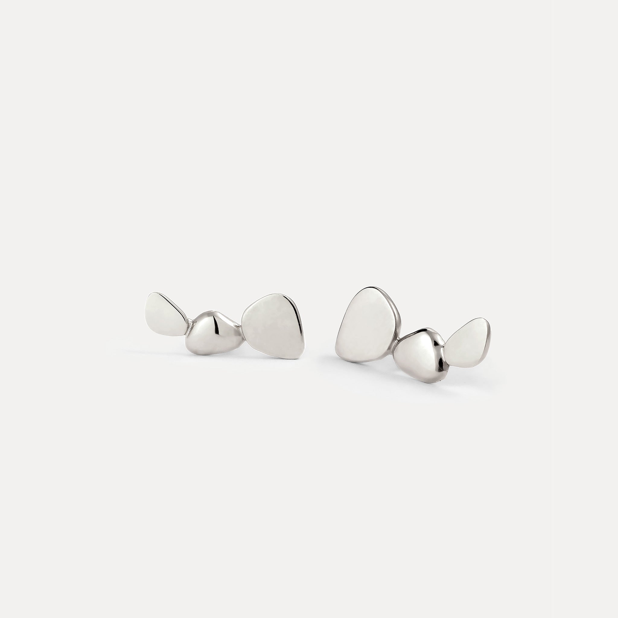Stilnest Canyon Ear Climbers Ohrringe Gold Vermeil