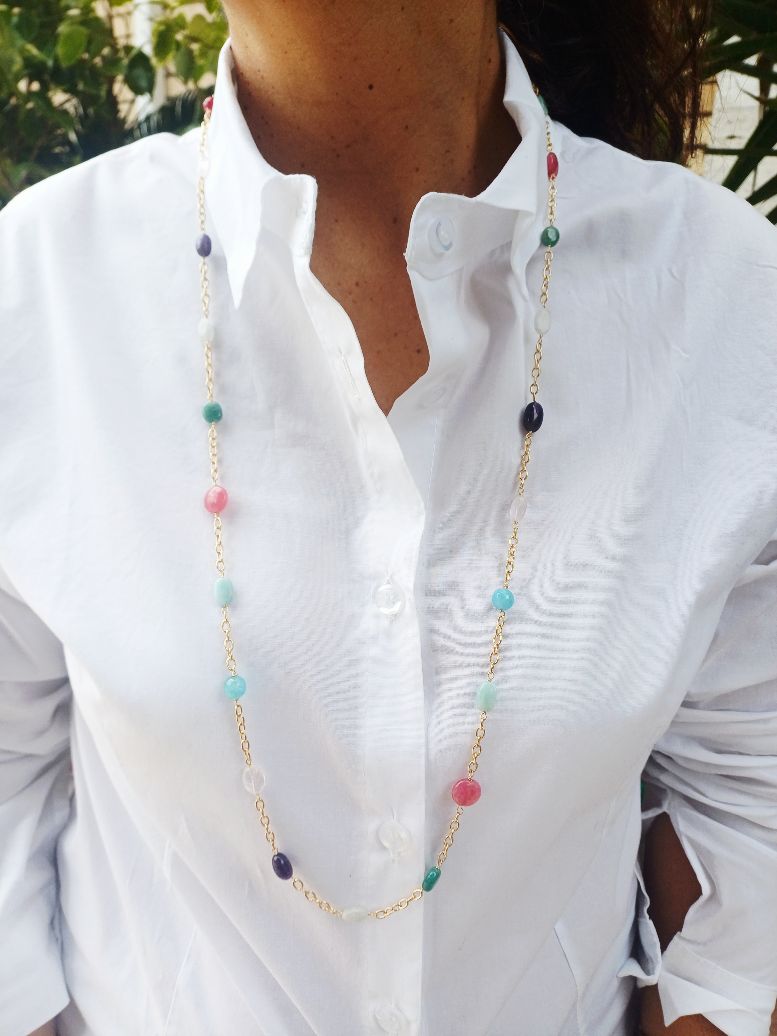 Alevá Bijoux Grace Halskette Gold 90 cm Achat