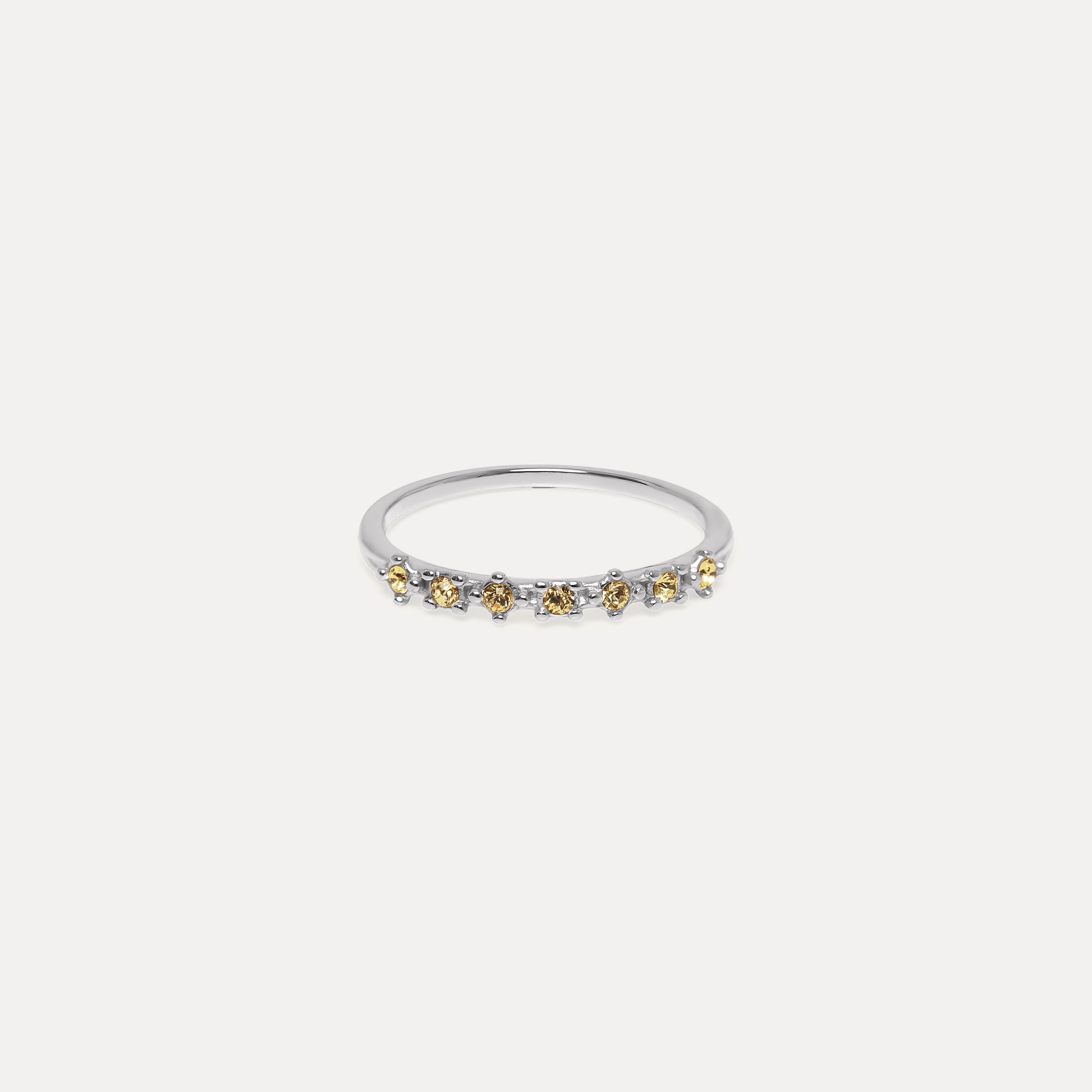 Stilnest Color Delight Ring Gelbe Kristalle Gr 52