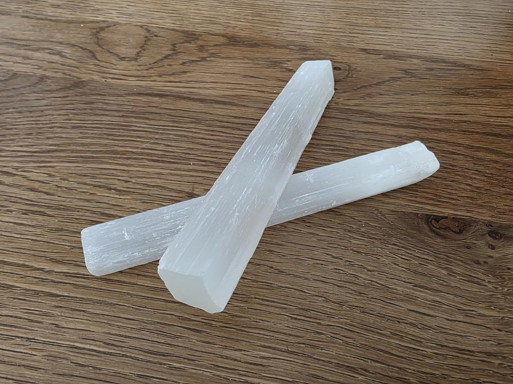 NKlaus Healing Crystals Selenit-Stab 15cm Energiestab 1 Stück