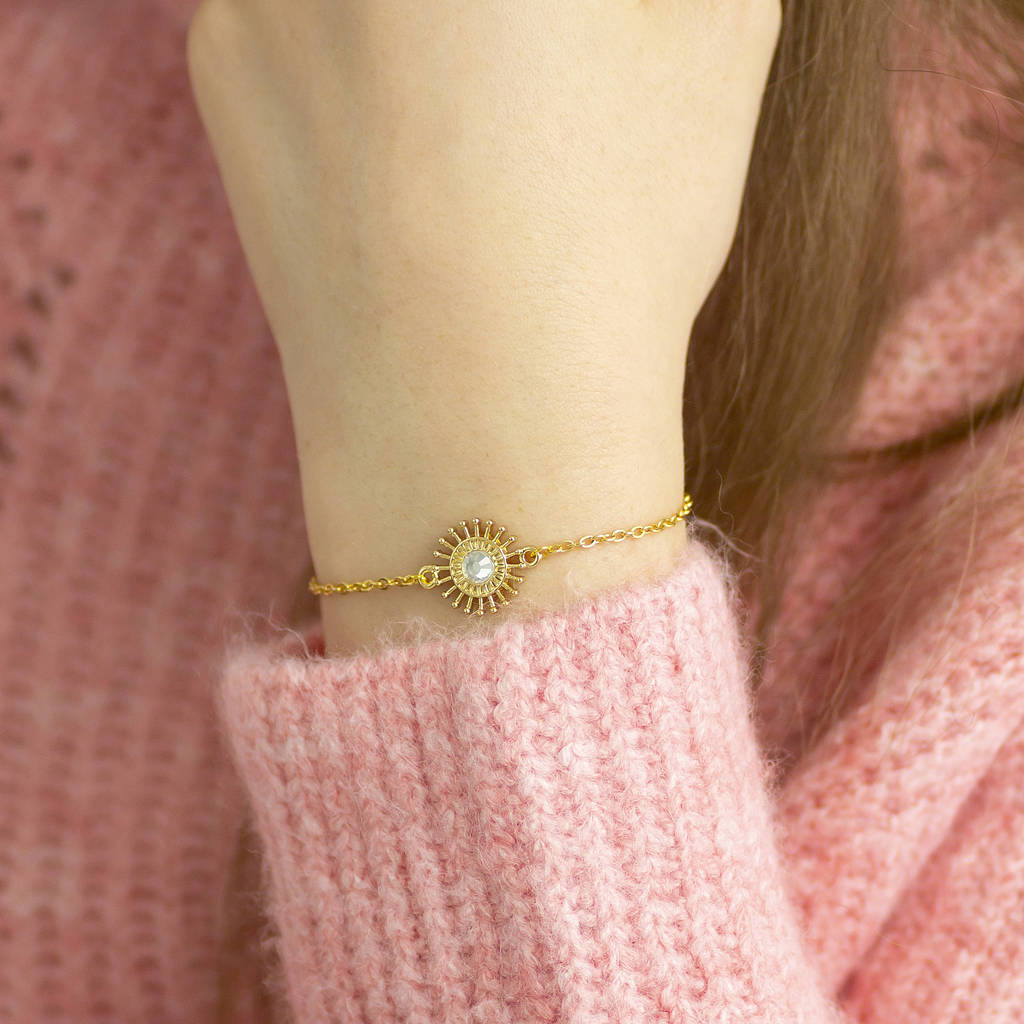 Joy by Corrine Smith Ray of Sun Armband Gold Sonne