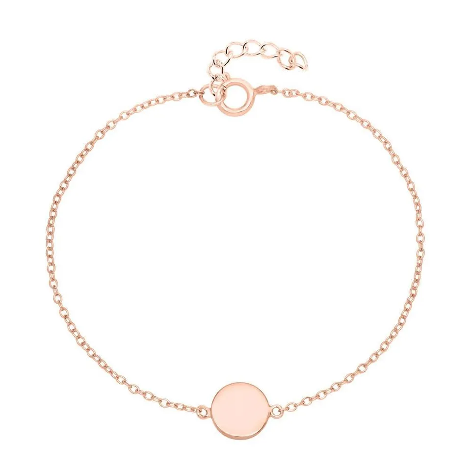 JEWLIX ID-Armbänder Armband Sterlingsilber rosévergoldet