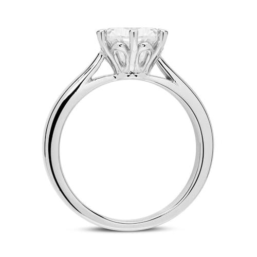 JEWLIX Verlobungsring Sterlingsilber Zirkonia Silber