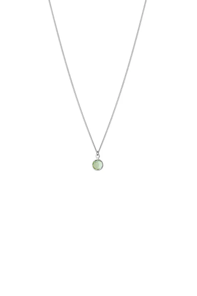 Joy by Corrine Smith August Halskette Silber Peridot 40cm