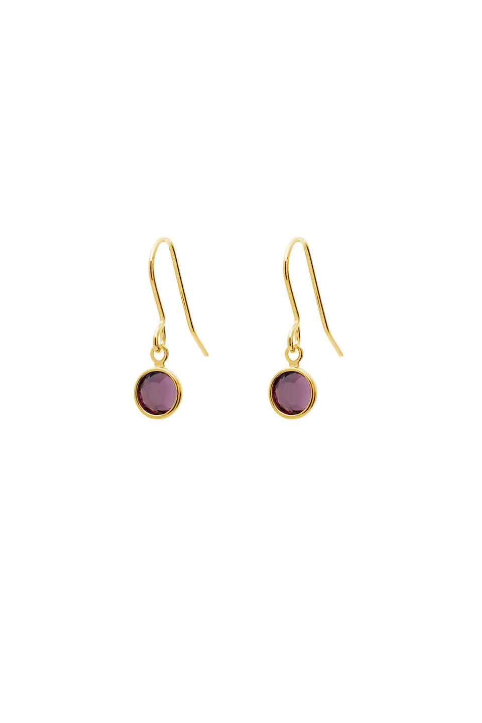 Joy by Corrine Smith February Birthstone Ohrringe Gold Februar
