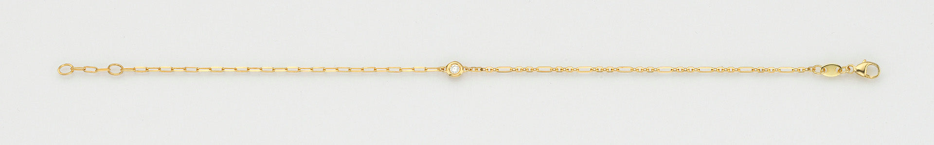 Eugen Rühle Fantasie Armband Brillant 0,04ct 585 Gold