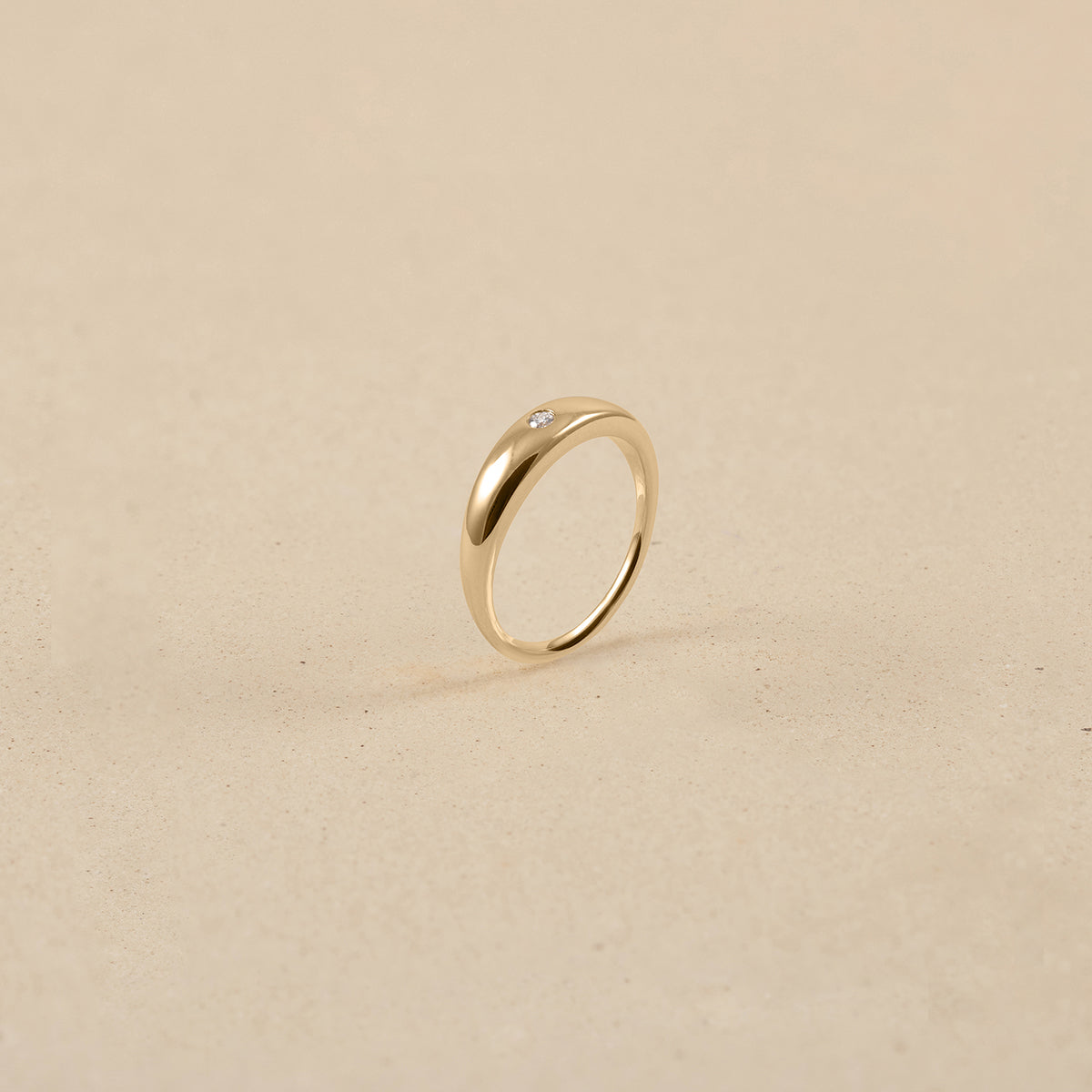 Stilnest Diamant Bombé Bold Ring 585 Gold Gr.52