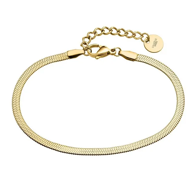 JEWLIX ID-Armbänder Armband Damen vergoldeter Edelstahl