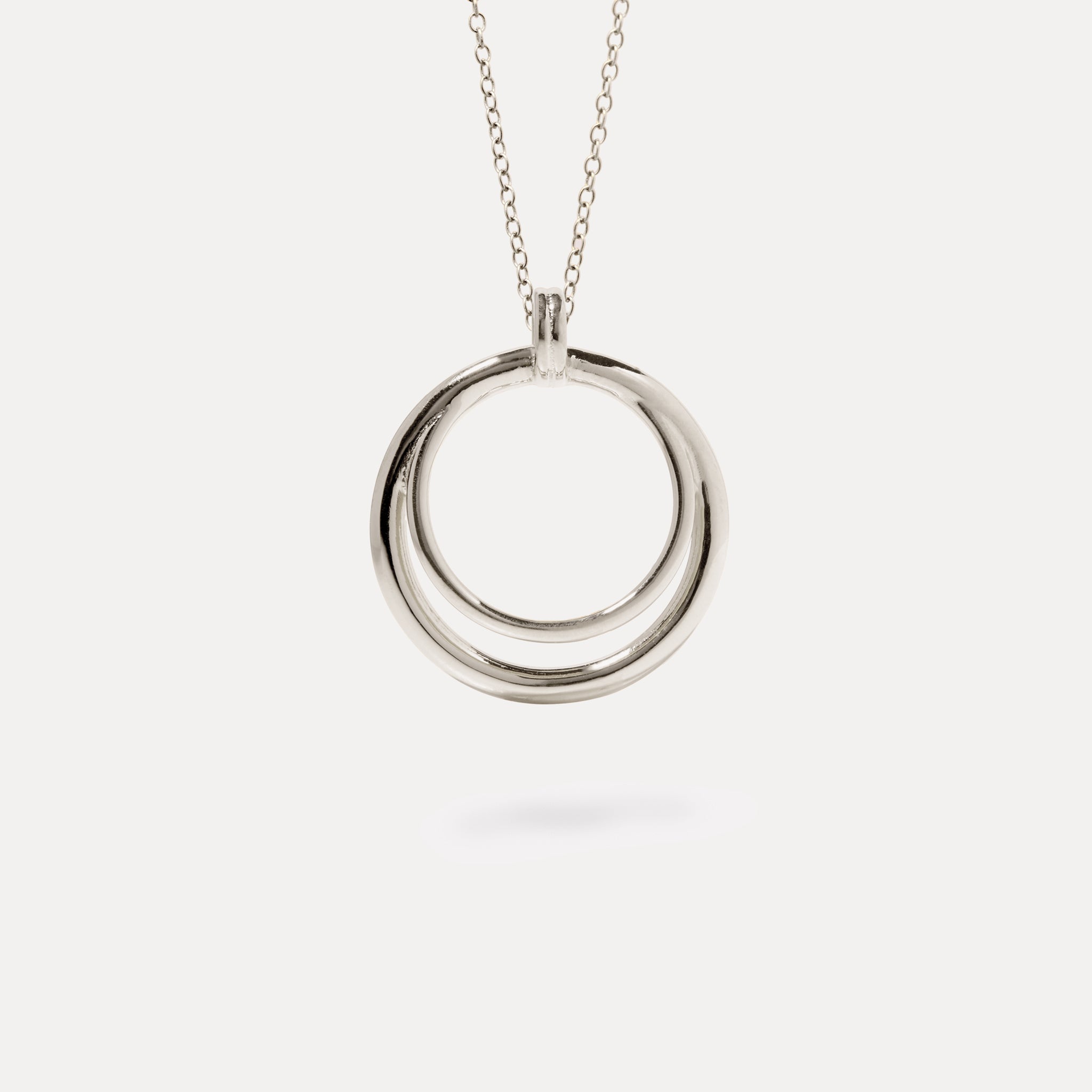 Stilnest Duo Kette 24k Gold Vermeil 45cm Statement Halskette
