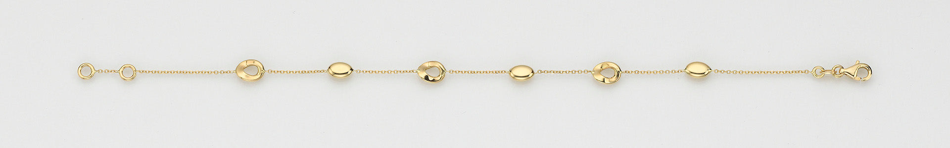 Eugen Rühle Armbänder Armband 585 Gelbgold mit Zwischenteilen