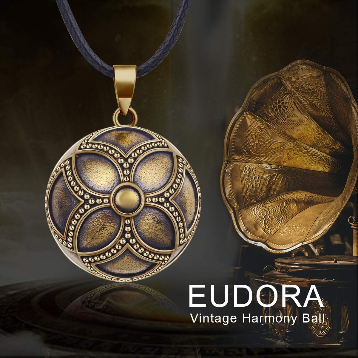 Eudora Harmony Bola Vintage Keltisch Halskette 114,3 cm