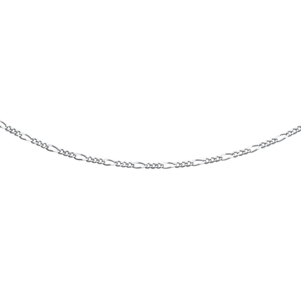 JEWLIX Figaroketten FK0020 Kette Silber 2mm 50cm mit Etui