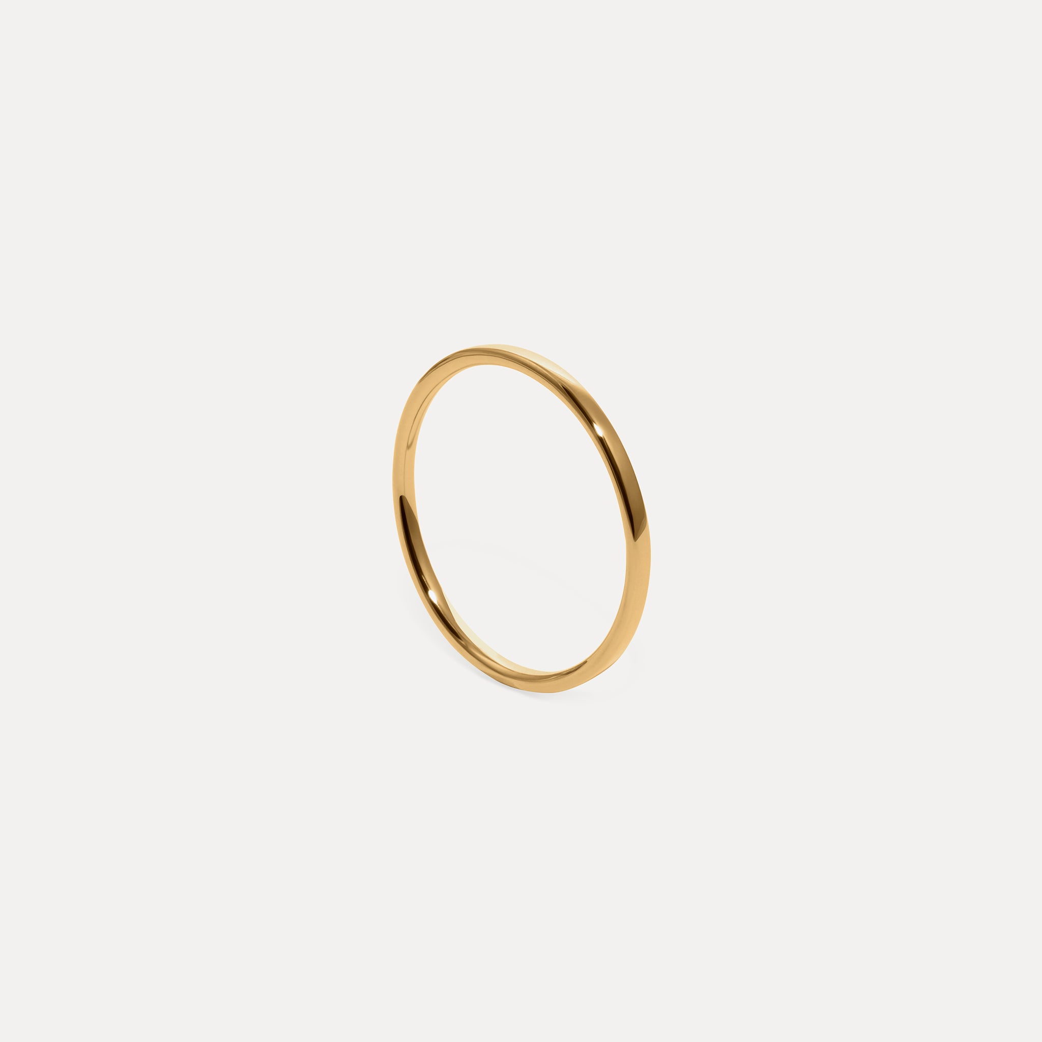 Stilnest Basic Ring 24k Gold Vermeil Größe 52