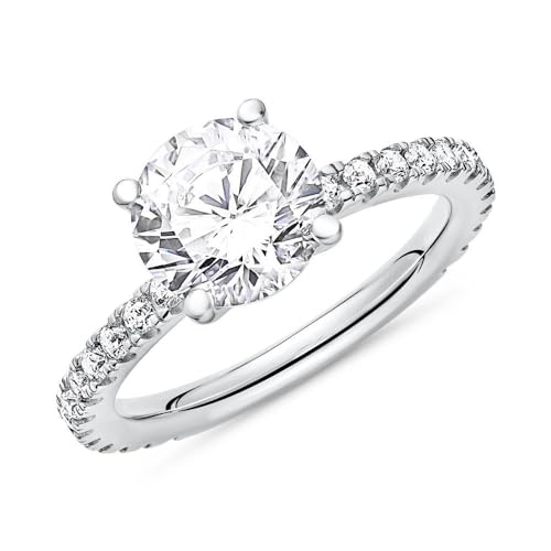 JEWLIX VR0040 Verlobungsring Silber 56mm Zirkonia