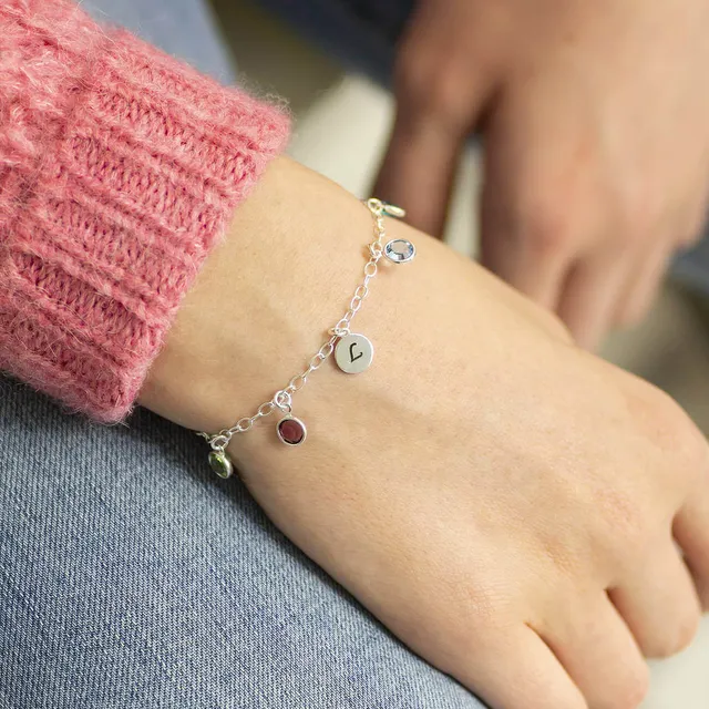 JOY by Corrine Smith Family Armband Silber Geburtsstein