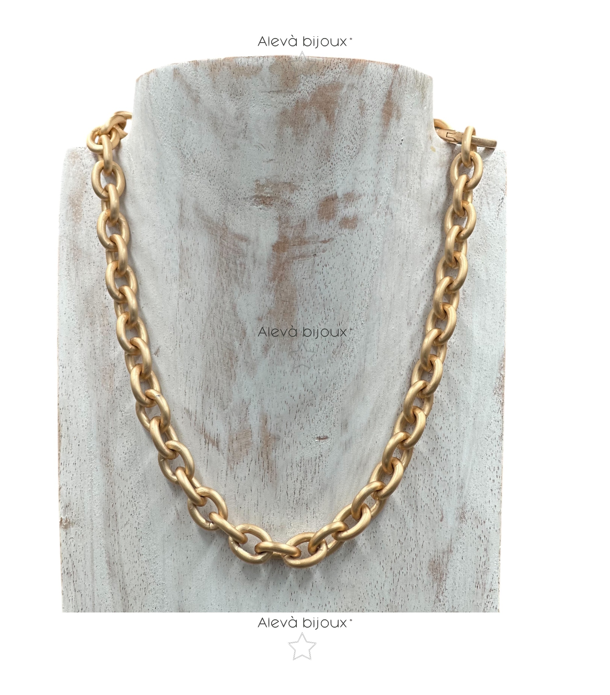Alevá Bijoux Nisida Slim Halskette Gold schmal