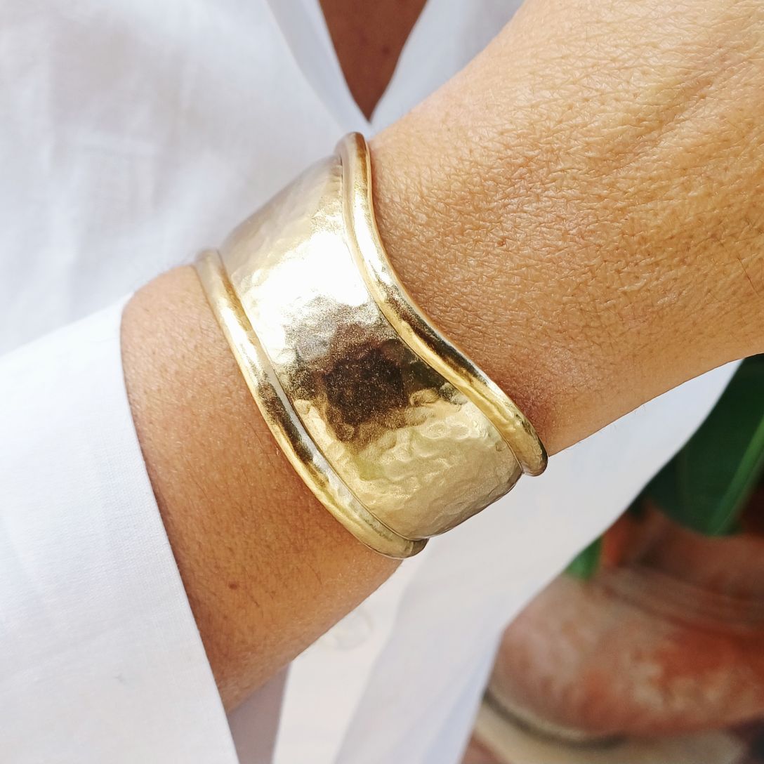 Alevá Bijoux Giano Armband vergoldet satiniert