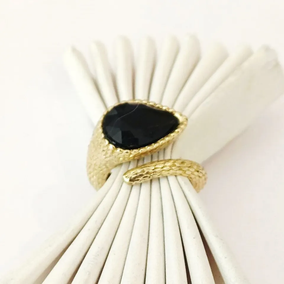 Alevá Bijoux Calypso Ring Bronze Quarz verstellbar
