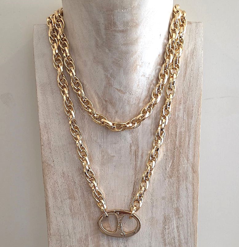 Alevá Bijoux Ottavia Halskette Gold Silber nickelfrei