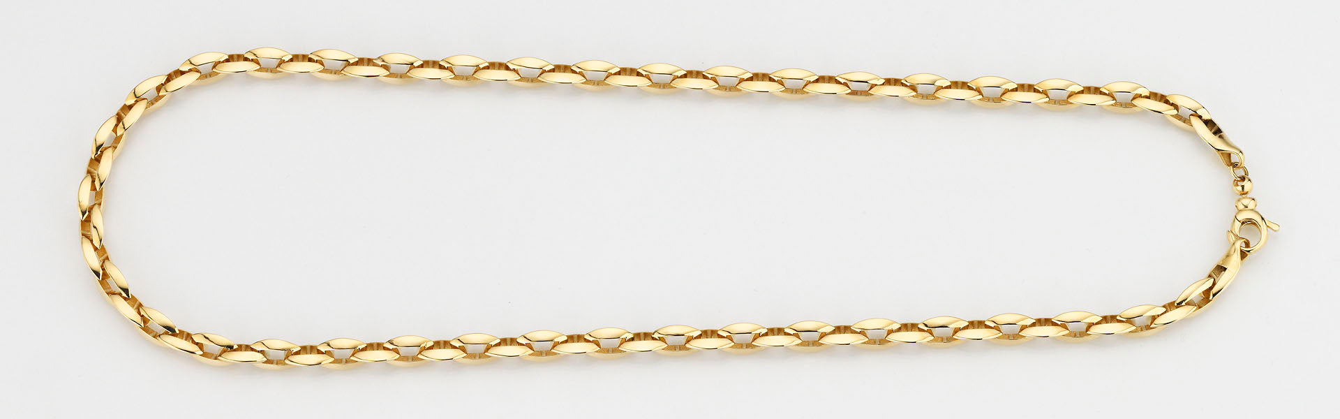 Eugen Rühle Fantasieketten 37.4800 Halskette 5,9 mm 585 Gelbgold 45cm