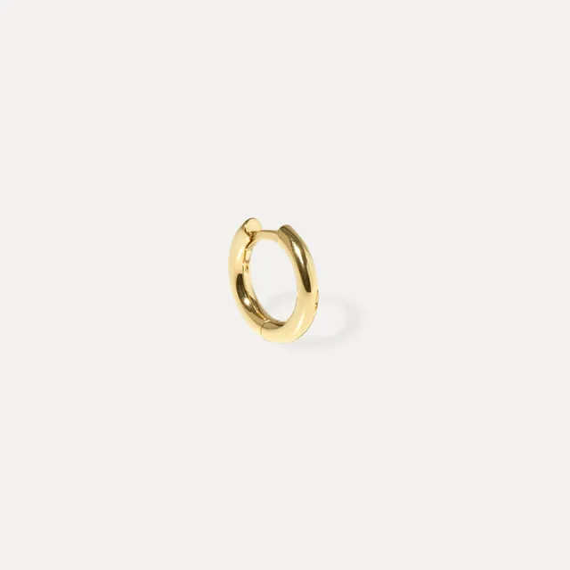 Stilnest Mini Bold Huggies Single 585 Gold 12,7mm