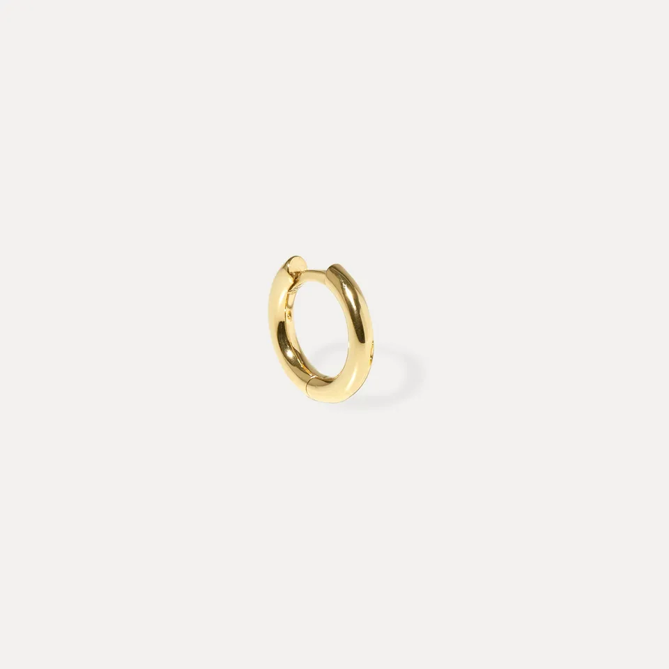 Stilnest Mini Bold Huggies Single 585 Gold 12,7mm