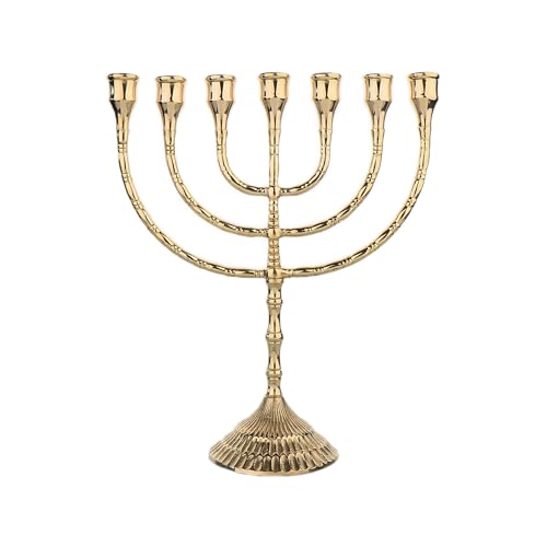 NKlaus Candle Holder 7-armig Kerzenleuchter Gold Messing 30 cm