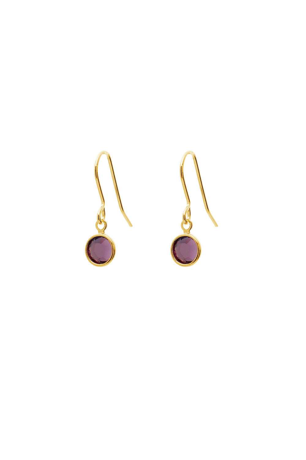 Joy by Corrine Smith February Birthstone Ohrringe Gold Februar