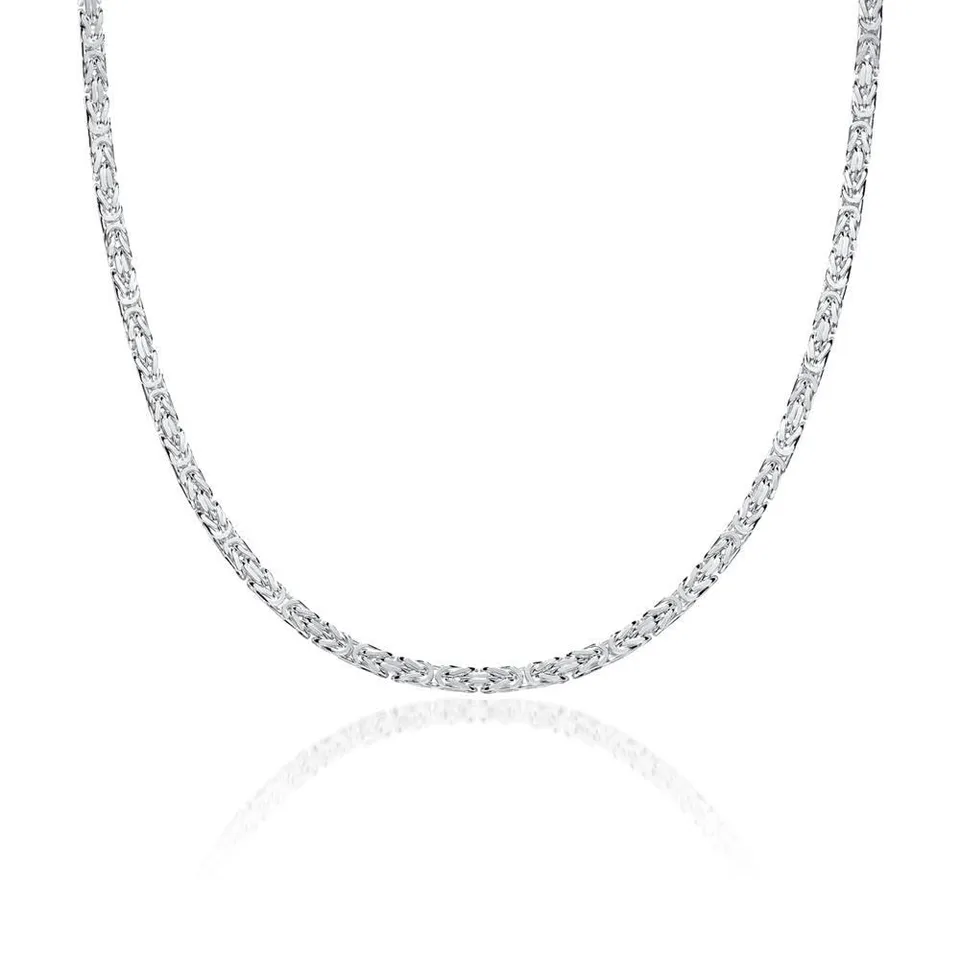 JEWLIX Königsketten Herrenkette Silber 2,5mm 50 cm