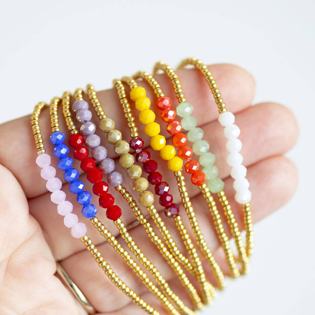 Joy by Corrine Smith Green Aura Armband Grün Kristall