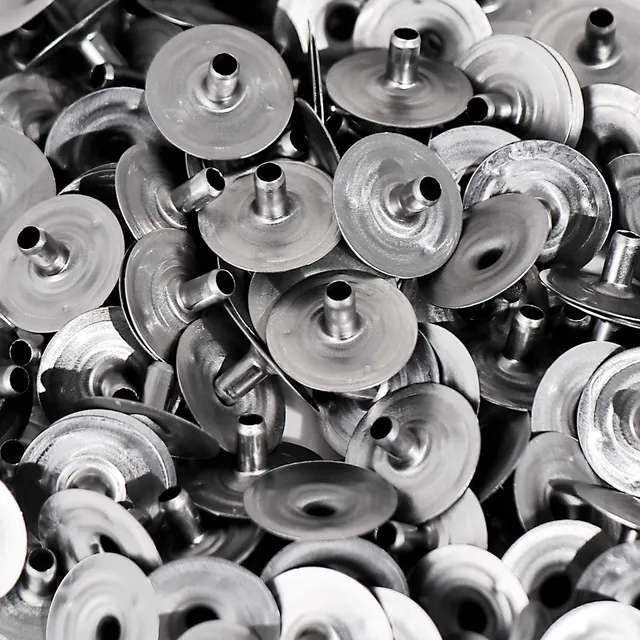 NKlaus WICKS Dochtfüße Metall 2,5 mm 200 Stück