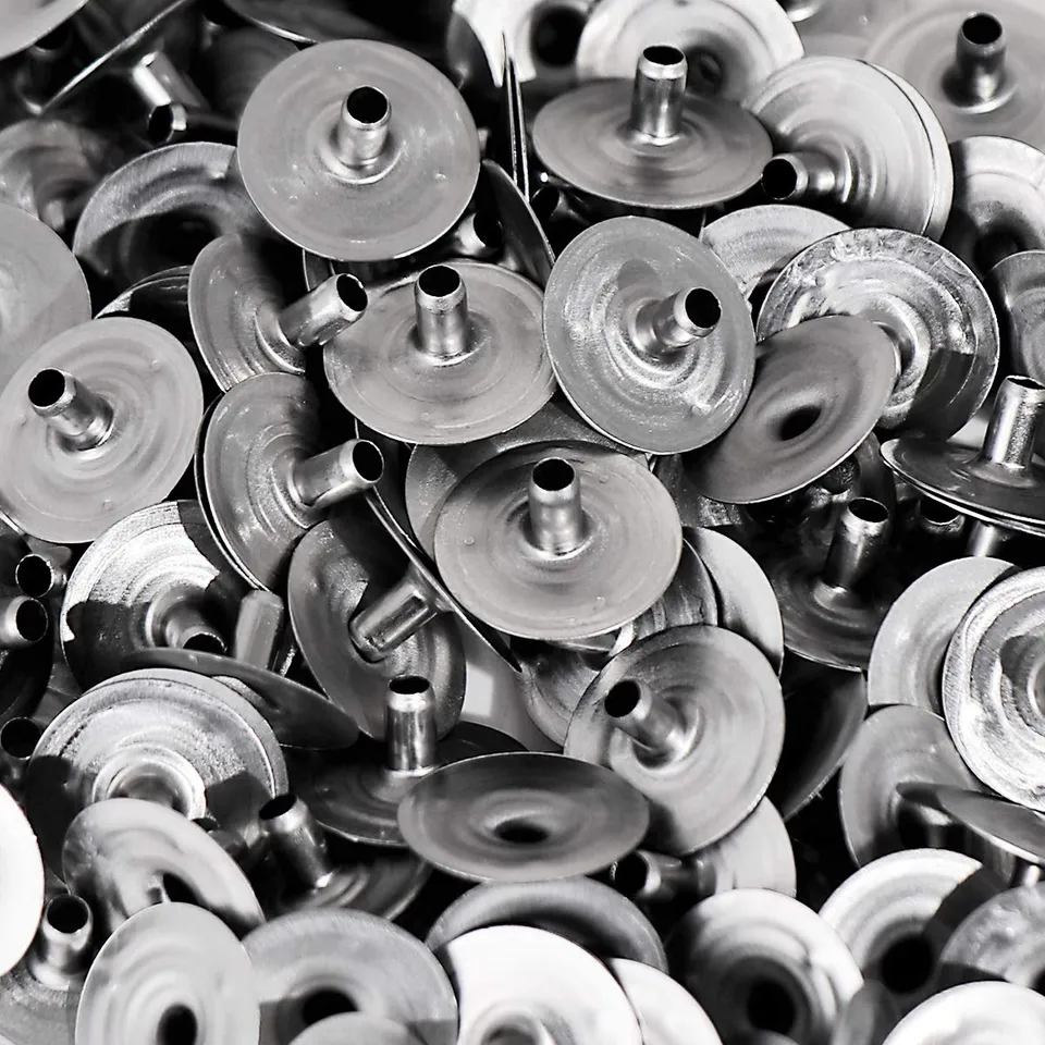 NKlaus WICKS Dochtfüße Metall 2,5 mm 200 Stück