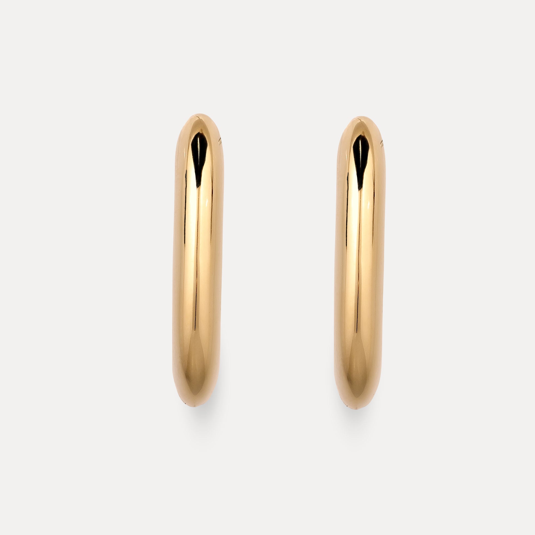 Stilnest Contour Creolen Gold Vermeil Ohrringe