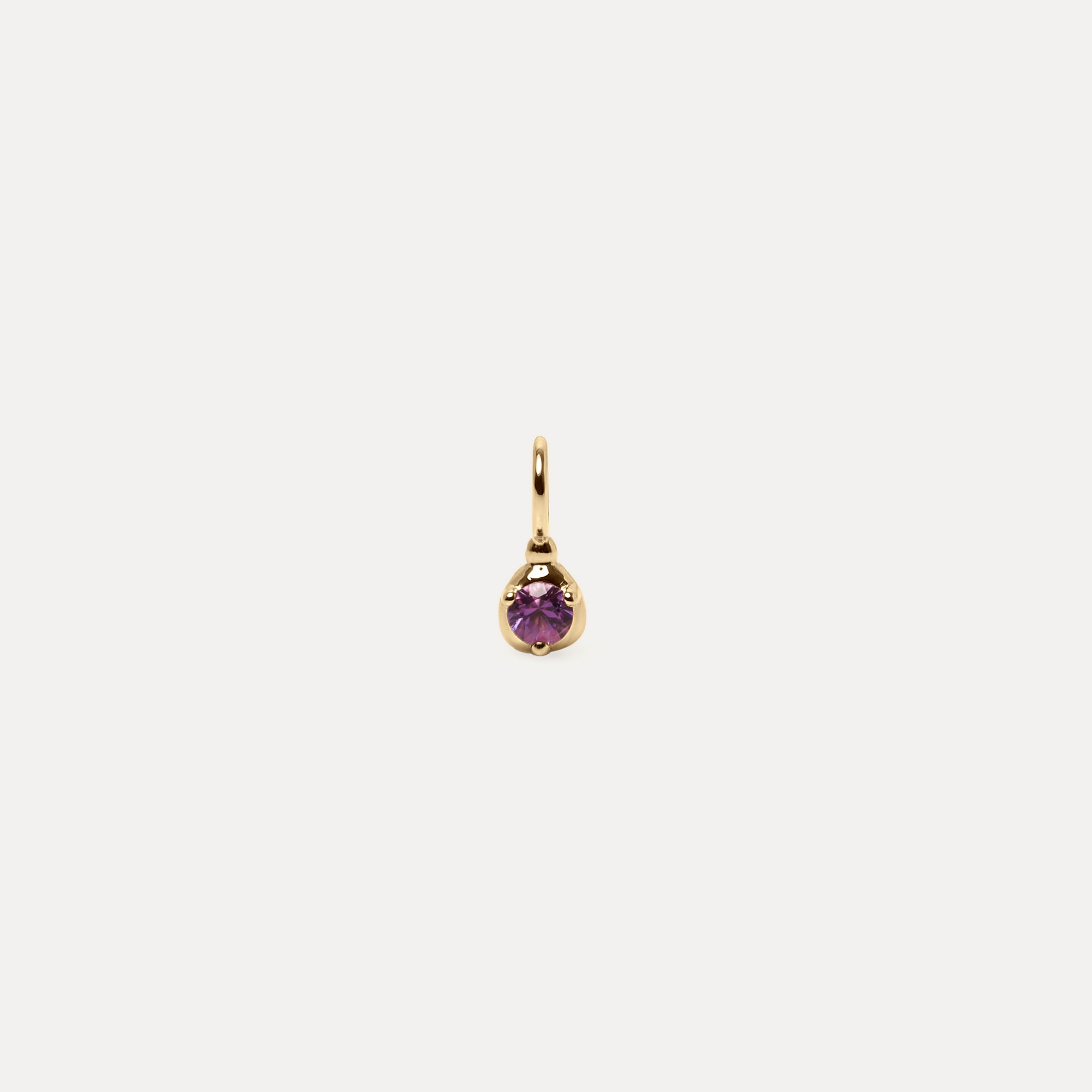 Stilnest Mini Birthstone Anhänger 585 Gold Januar Granat