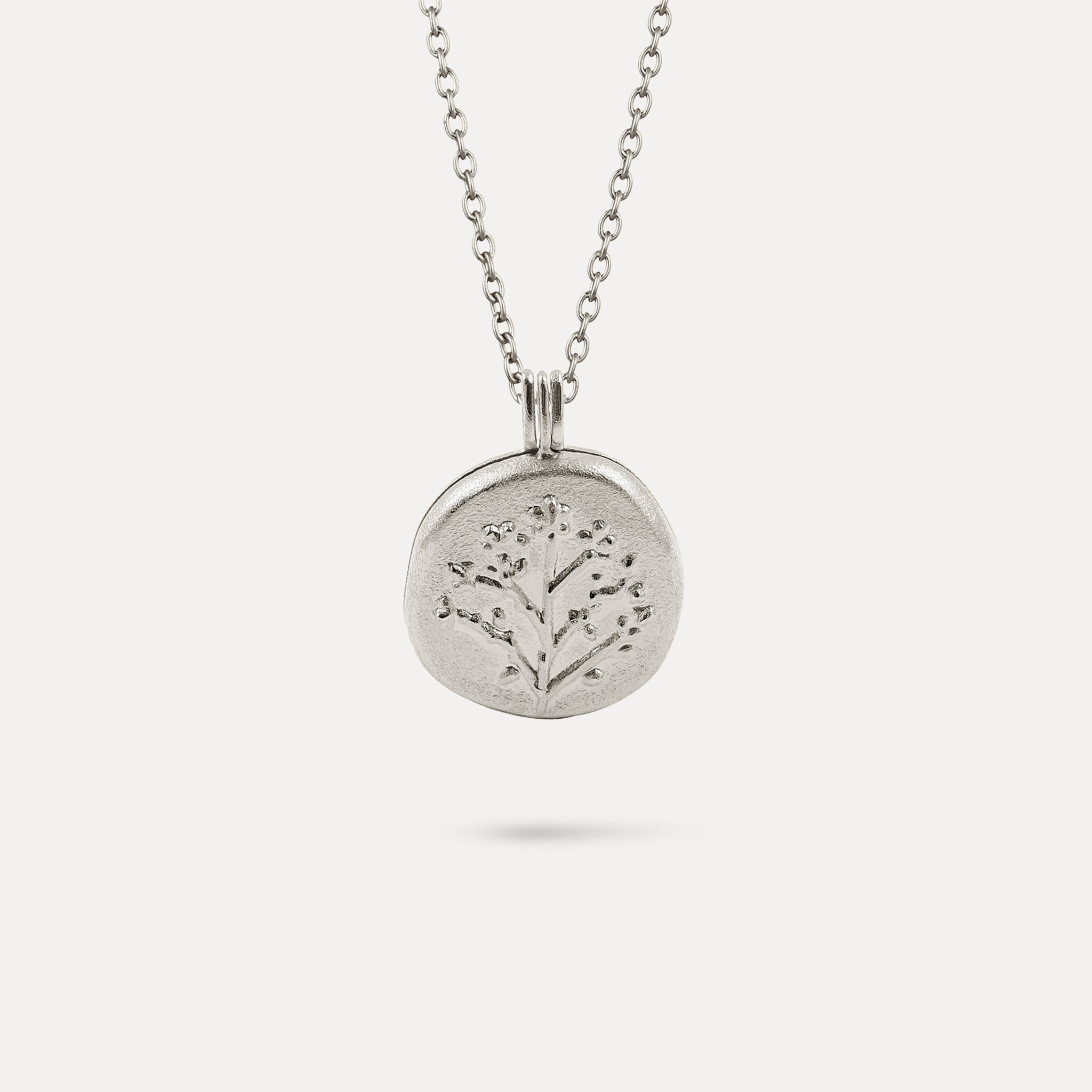 Stilnest Necklaces Floral Medaillon Halskette Gold 45cm Foto
