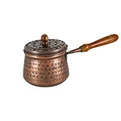 NKlaus Home Scents Räucherpfanne Metall Kupfer 6 cm
