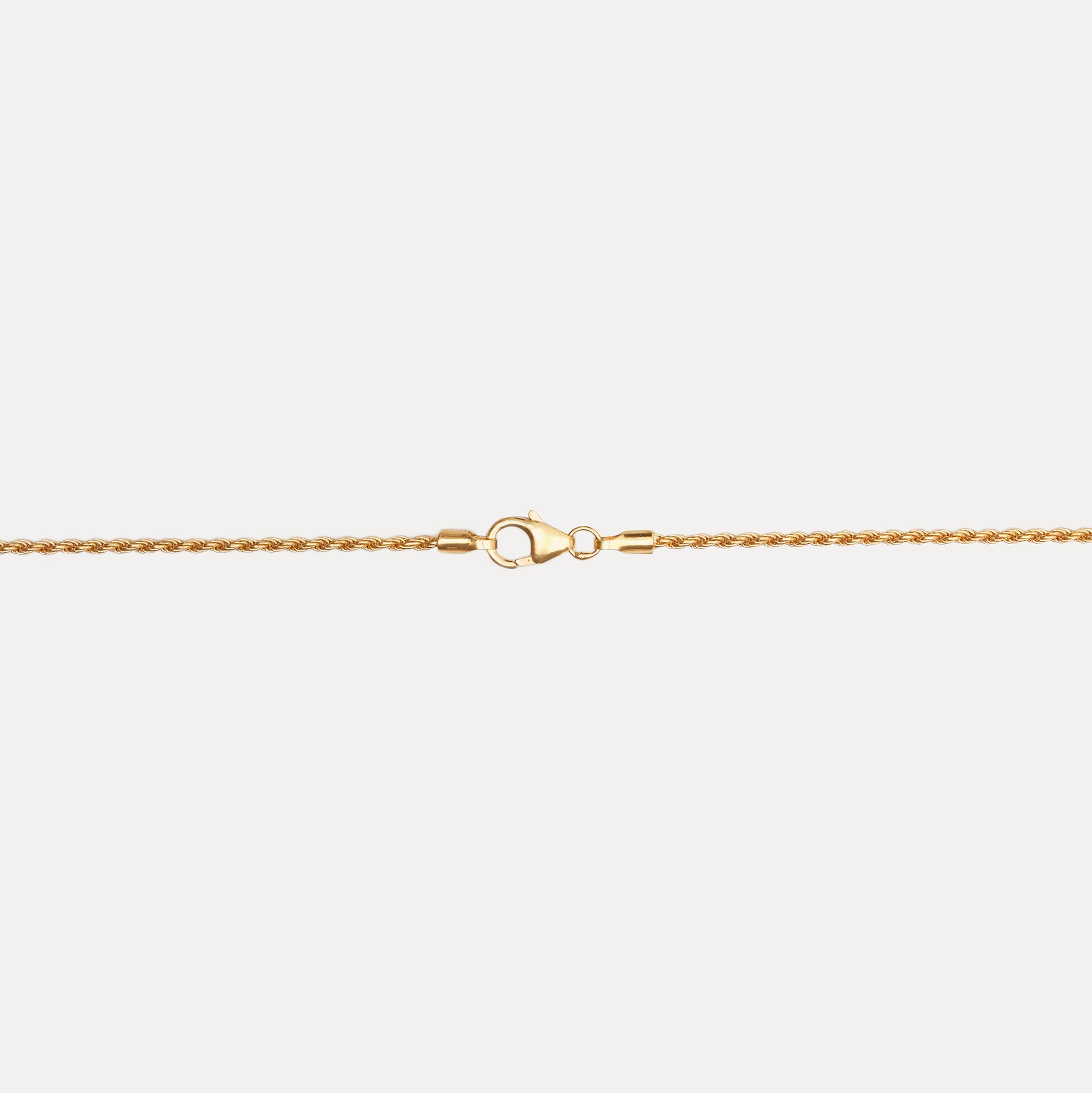 Stilnest Dainty Kordelkette 1,5mm Halskette 45cm Gold Vermeil