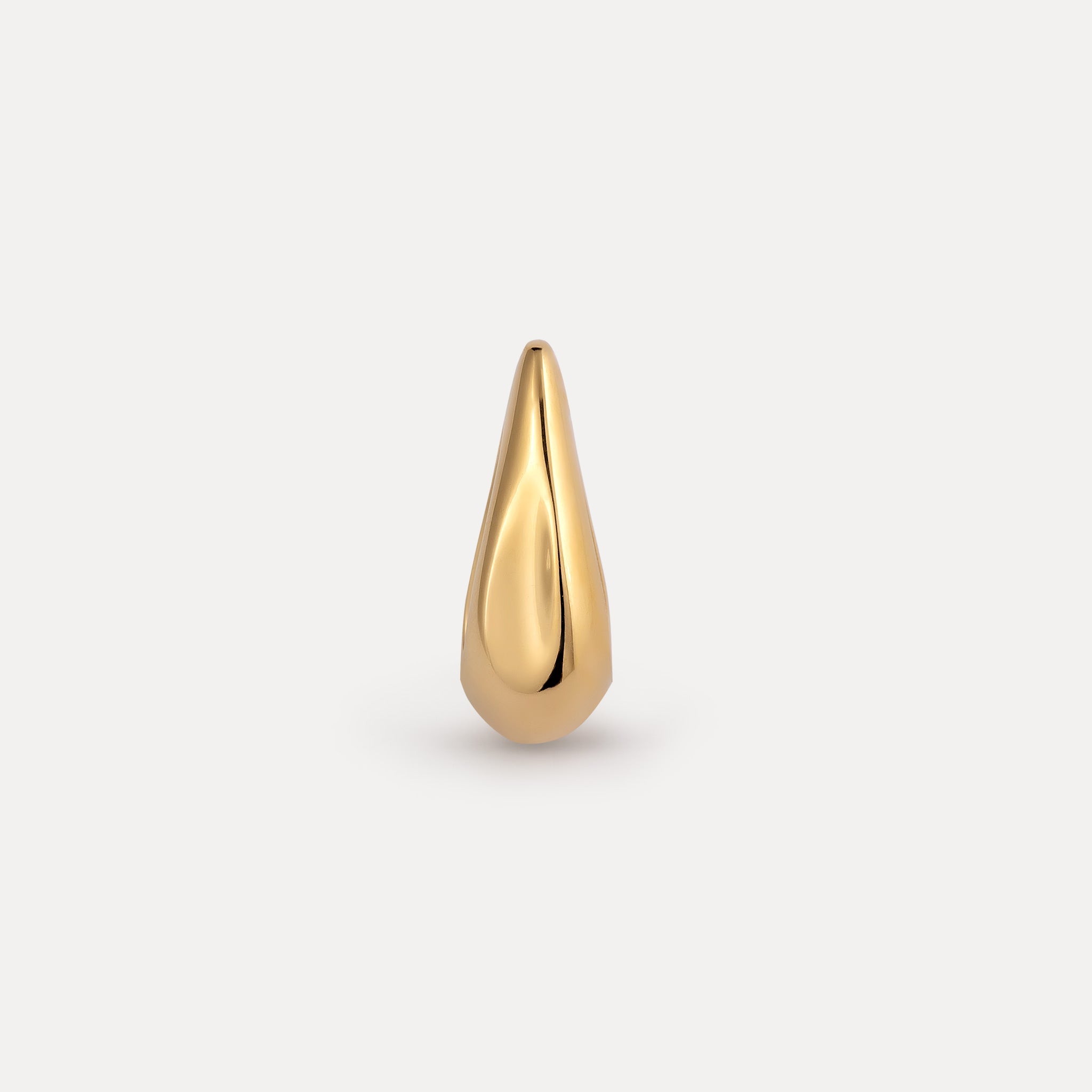 Stilnest Drop Anhänger Gold Vermeil Tropfen 925 Silber