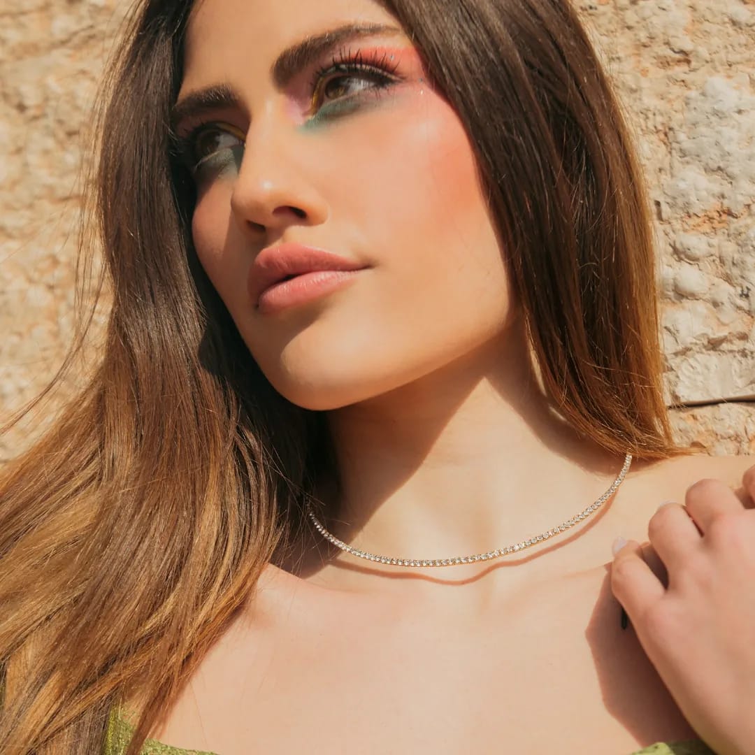 Alevá Bijoux Fab Collarino Halskette Gold Choker