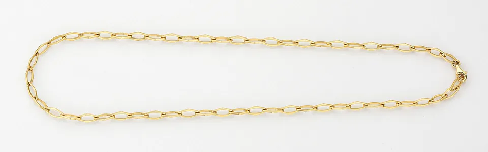 Eugen Rühle Fantasiekette Rauten 4,6mm 585 Gelbgold 45 cm
