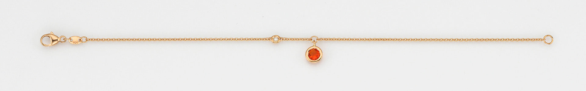 Eugen Rühle Armbänder 41.5108.151-100 Armband Feueropal 585 Gelbgold