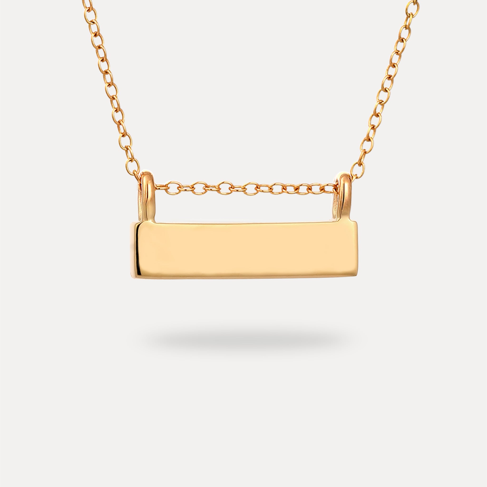 Stilnest Brick Anhänger 24k Gold Vermeil