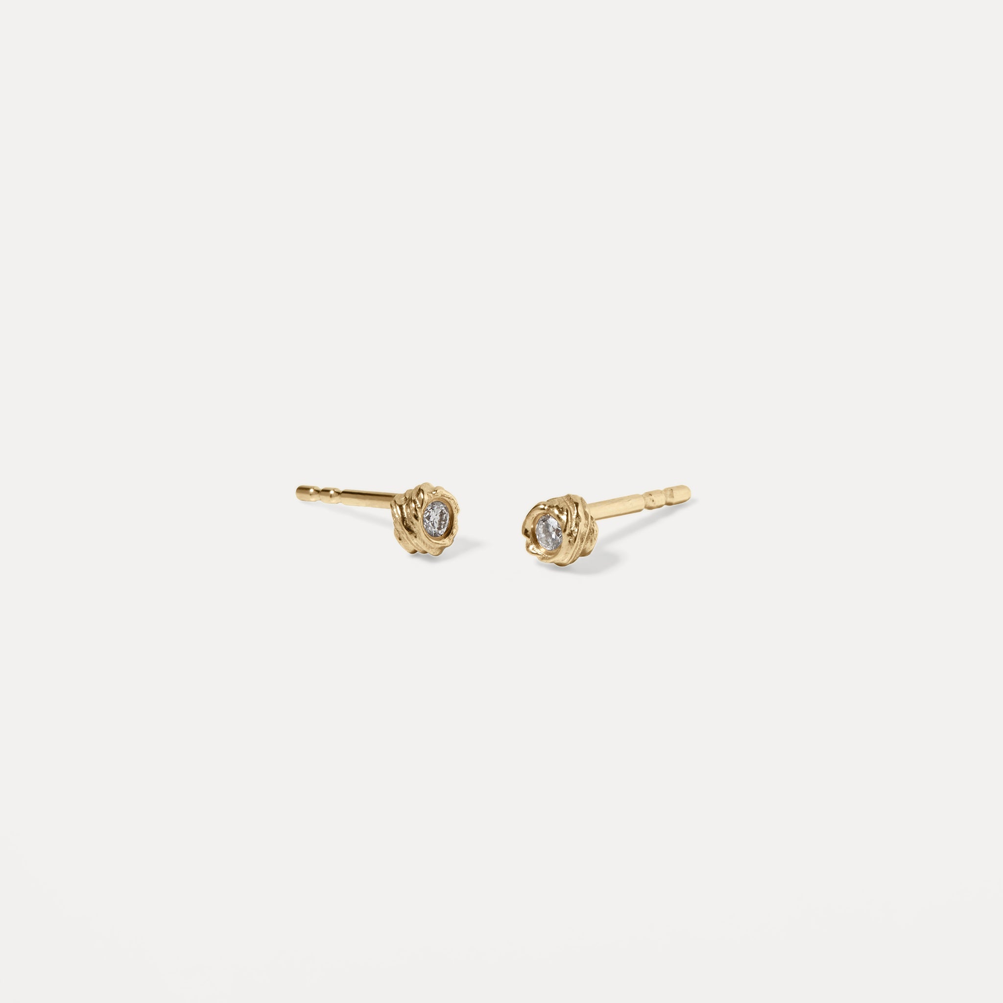 Stilnest Mater Diamant Ohrstecker 585 Gold 14k Massivgold