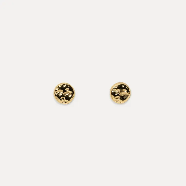 Stilnest Meadow Ohrstecker Gold Vermeil Silber 4 mm